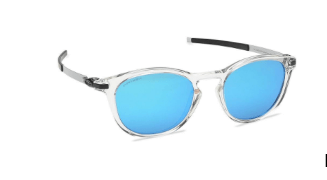 Silver Round Oakley Men Sunglasses