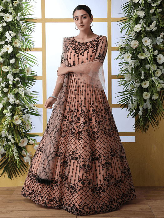 Floor-Length Anarkali Suit