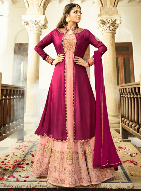 Jacket Anarkali Suit