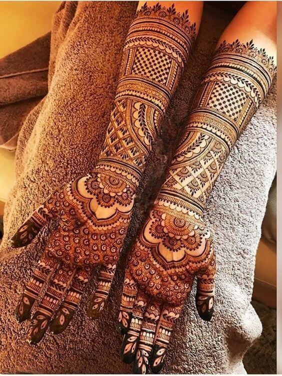 Arabic Mehndi Designs for Bride