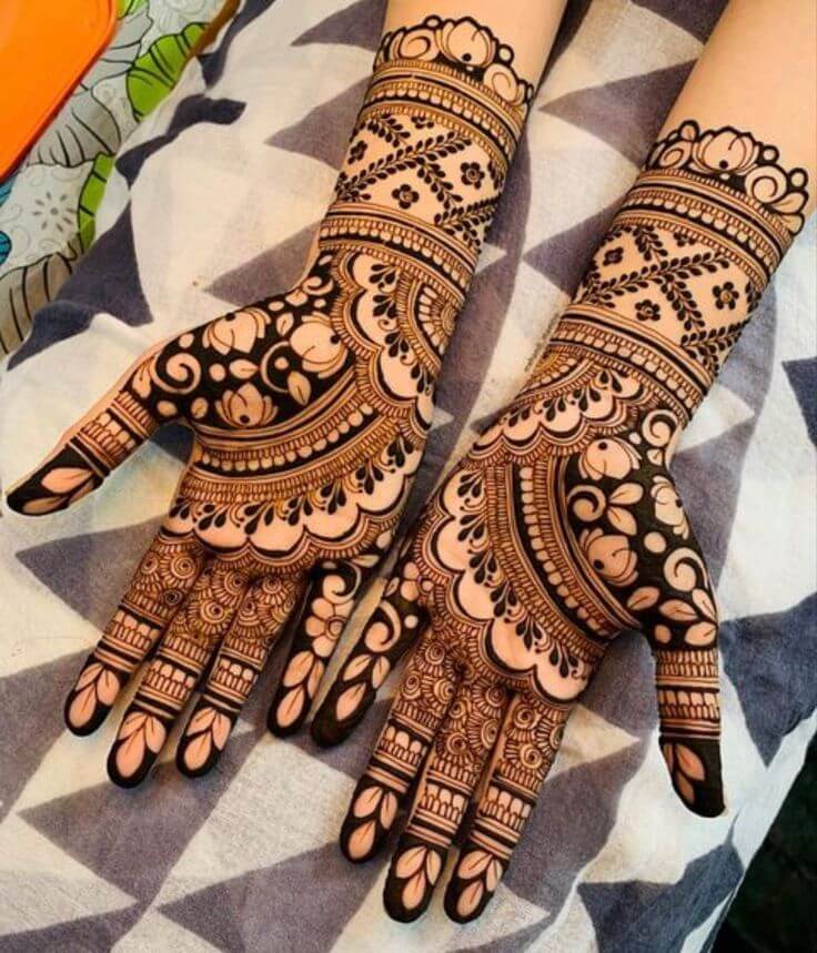 Arabic Mehndi Designs for Bride
