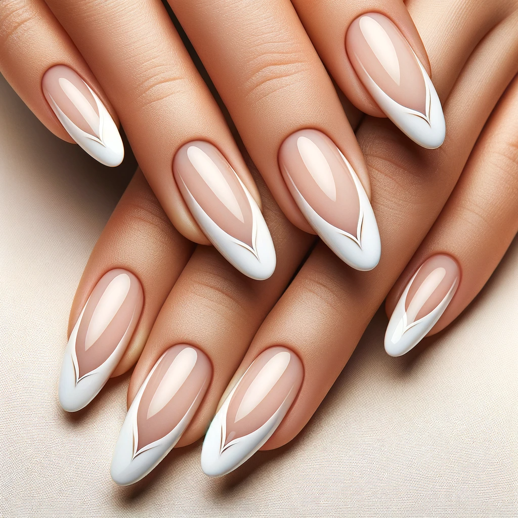 Black French Tip