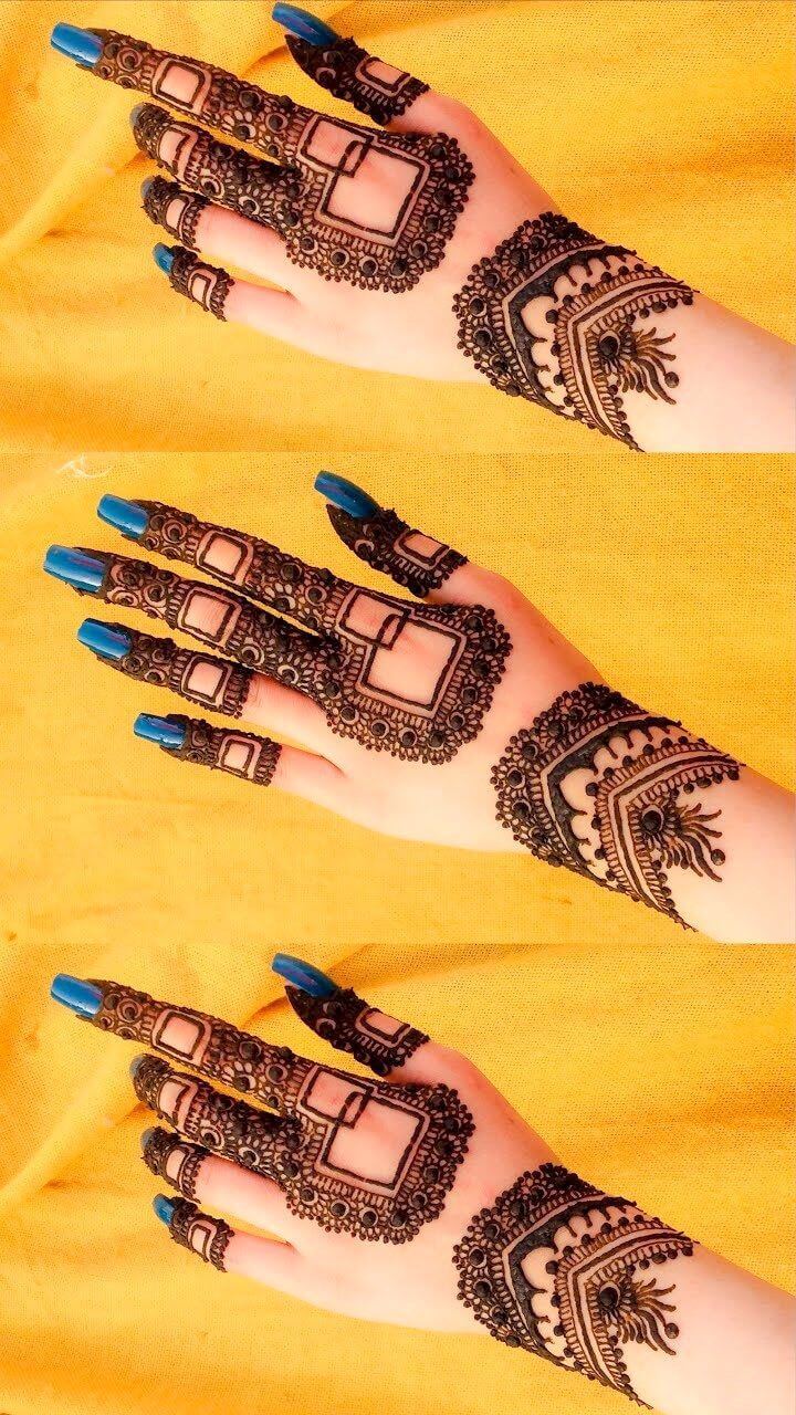 Hidden Messages mehndi designs