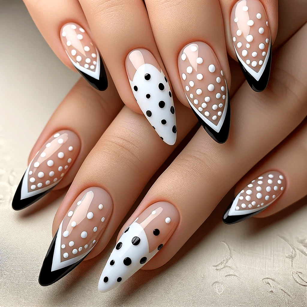 Polka Dot French Tip