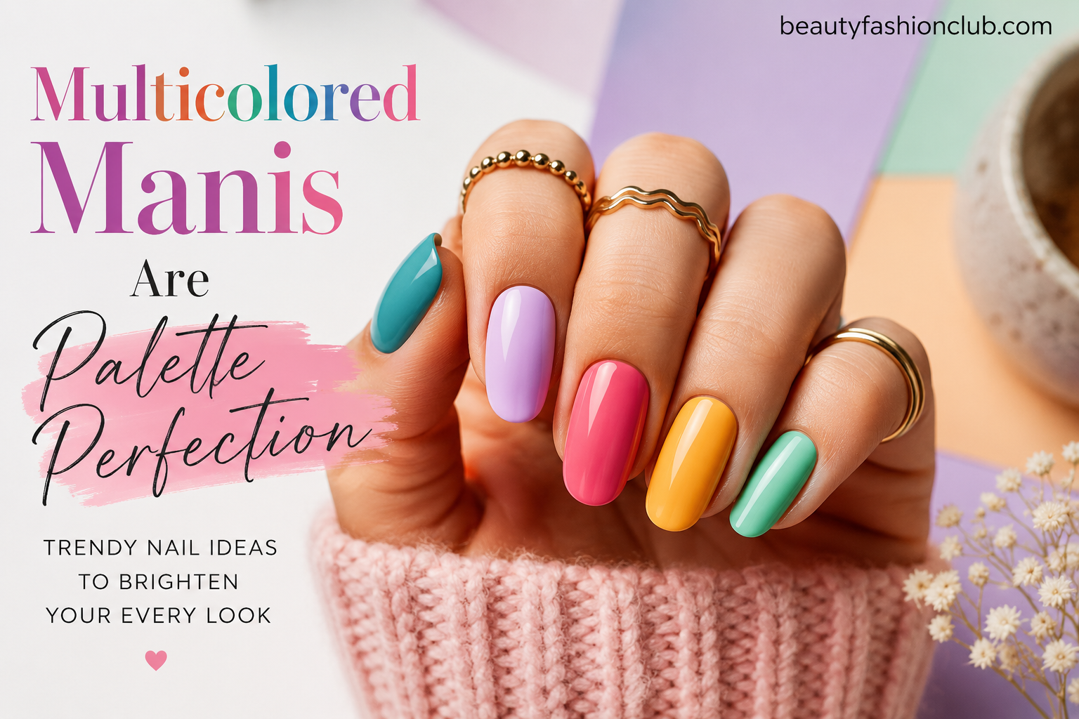 Multicolored Manis Are Palette Perfection — And Here’s Why Your Nails Deserve This Trend Right Now